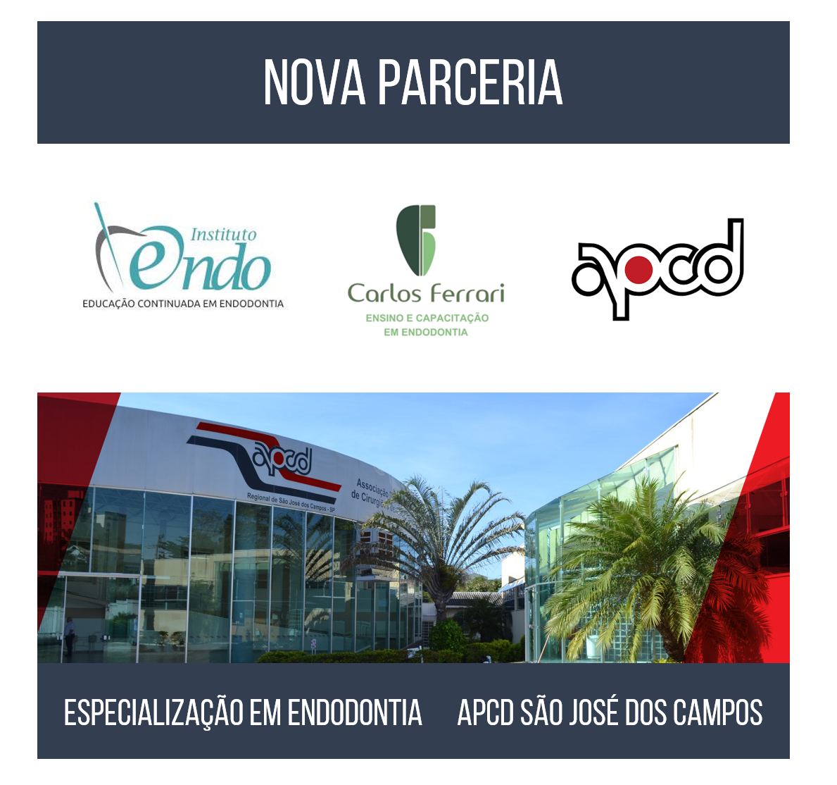 You are currently viewing Nova parceria APCD São José dos Campos.