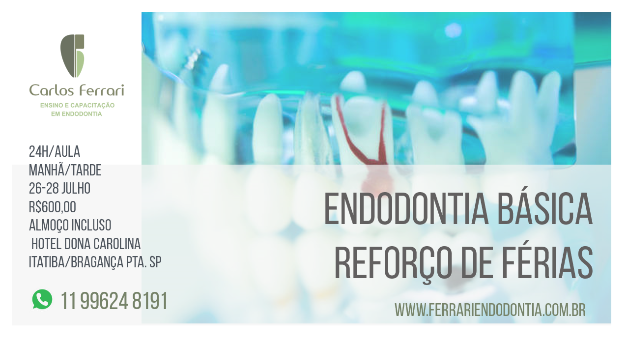 You are currently viewing Curso Endodontia Básica. Reforço de Férias.