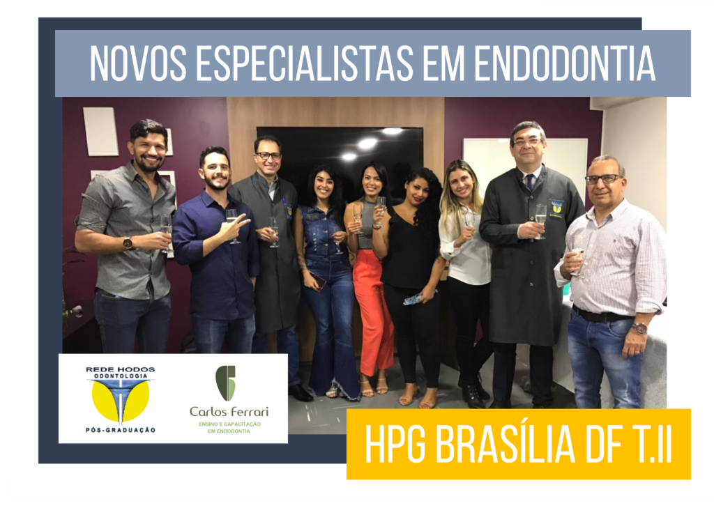 Read more about the article Novos formados. Especialização em Endodontia HPG Brasília.