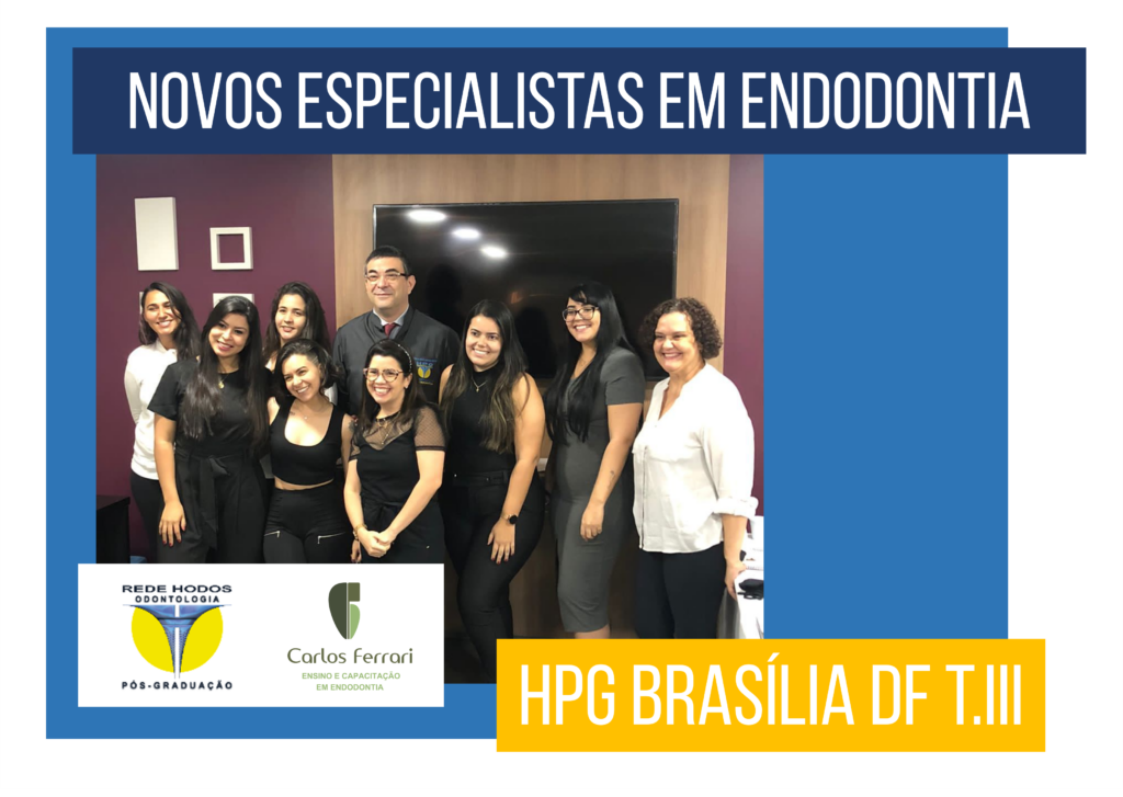Read more about the article Novos formandos. Especialização em Endodontia HPG Brasília.