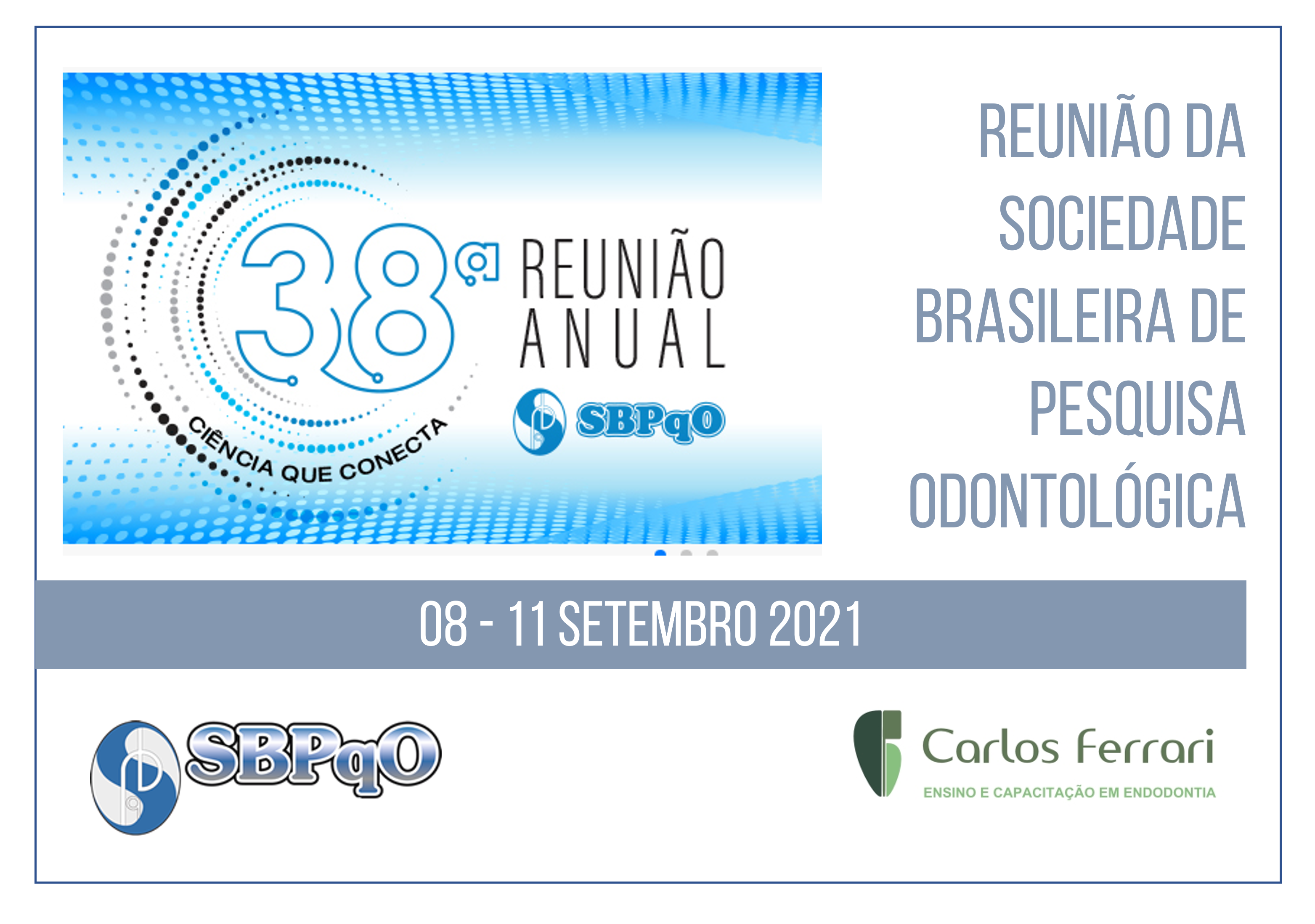 You are currently viewing Participação na 38ª reunião da SBPqO
