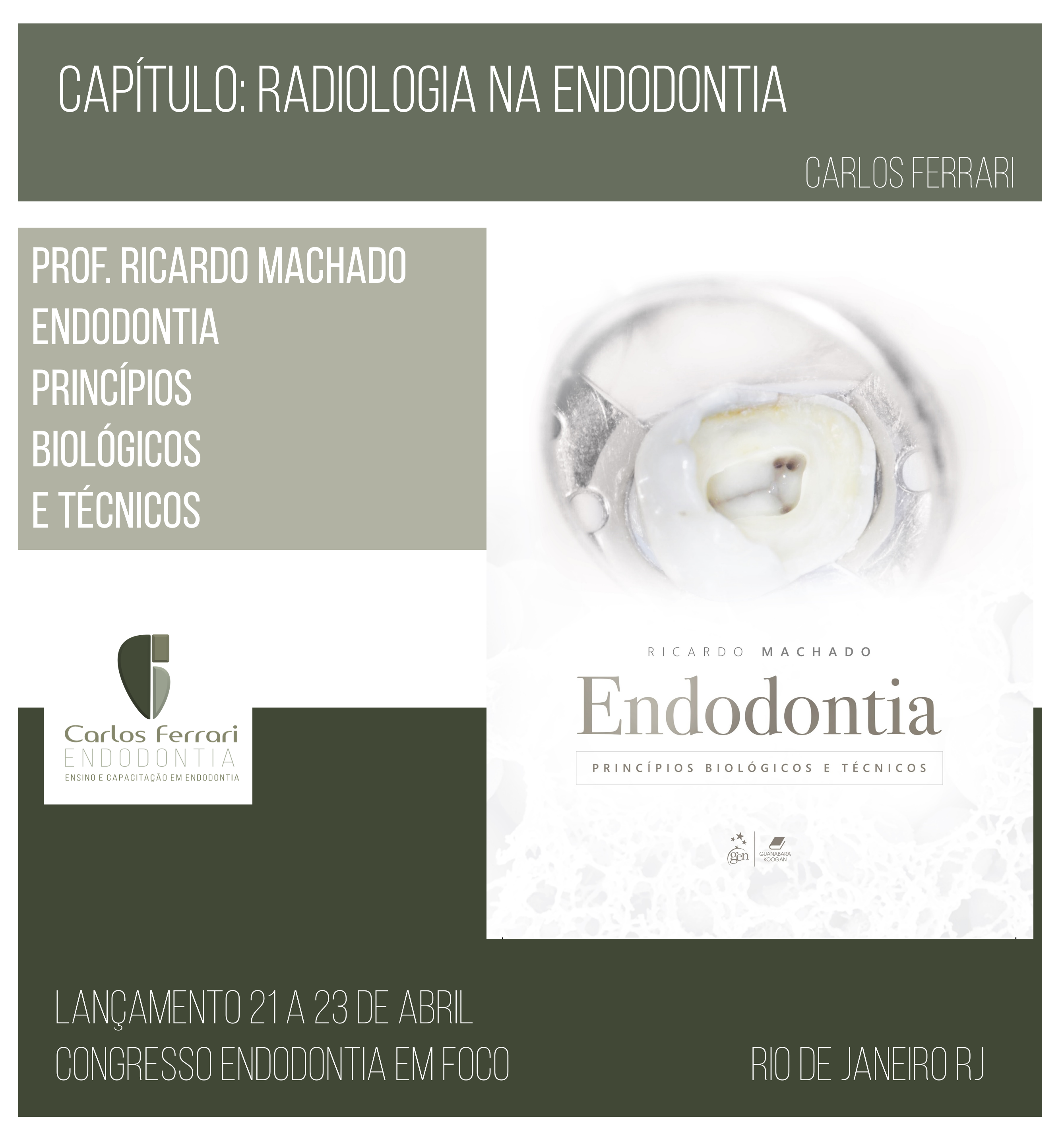 You are currently viewing Capítulo no livro de endodontia. Prof. Ricardo Machado.