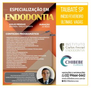 Read more about the article Especialização em Endodontia em Taubaté.