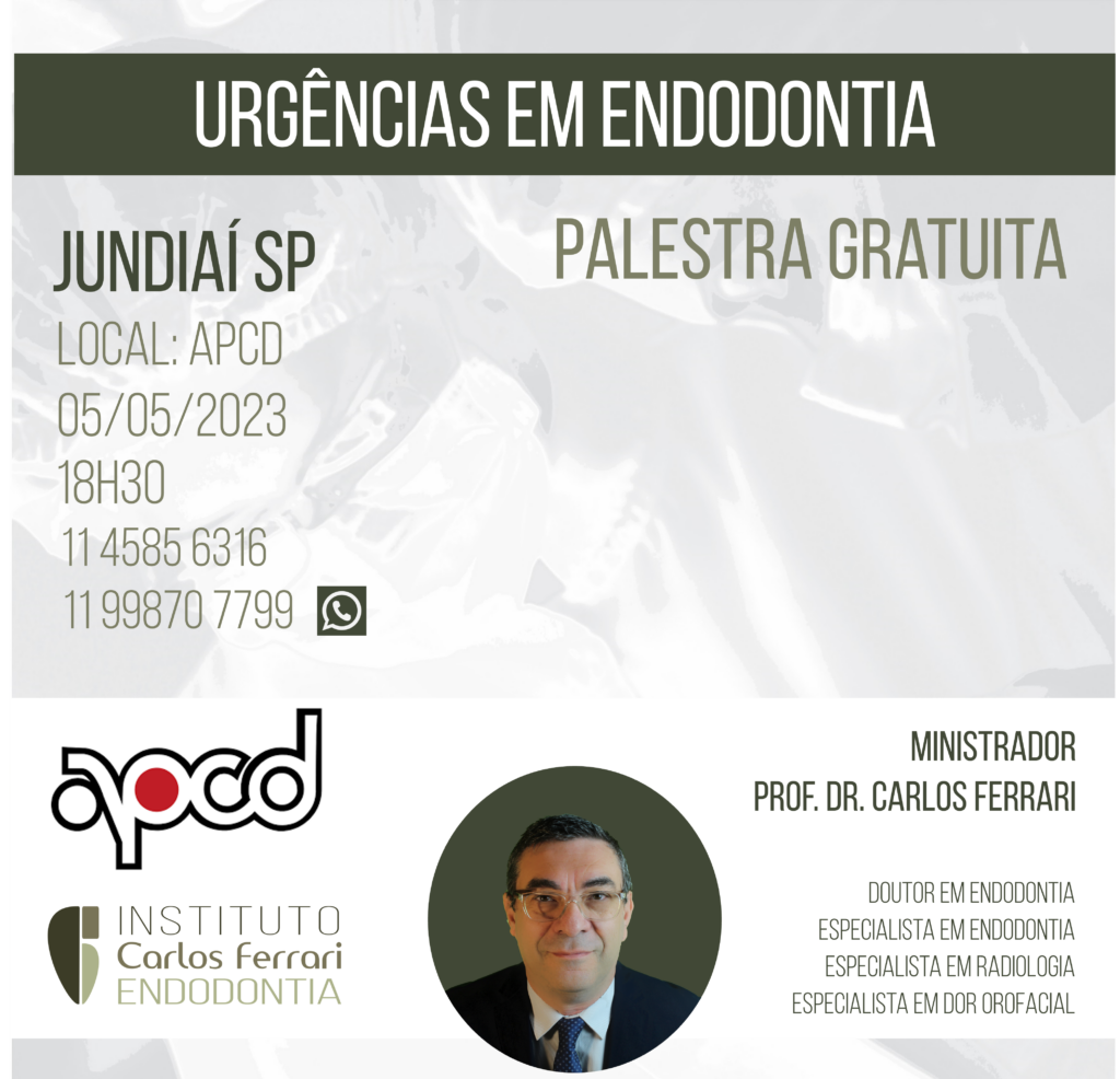 Read more about the article Endodontia em Jundiaí. Palestra de urgências.