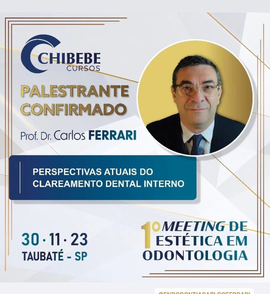 Read more about the article Internal teeth whitening. I Taubaté Aesthetics Congress.