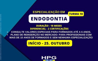 Especialização em Endodontia em Brasília. Nova Turma.
