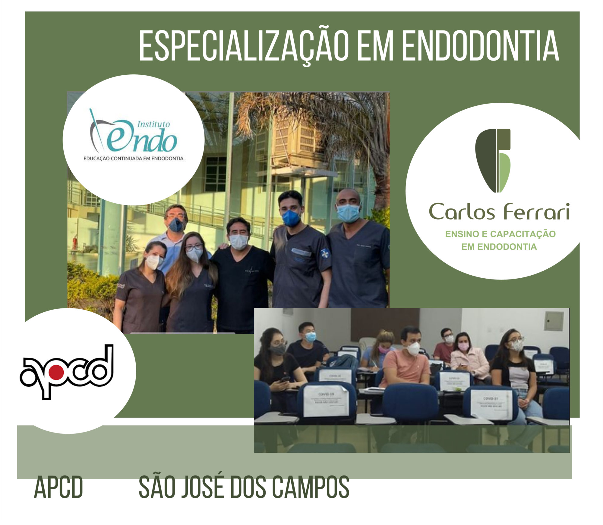 Especialização em Endodontia APCD São José dos Campos.