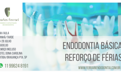 Curso Endodontia Básica. Reforço de Férias.