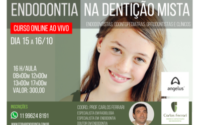 Curso online. Endodontia na dentição mista.