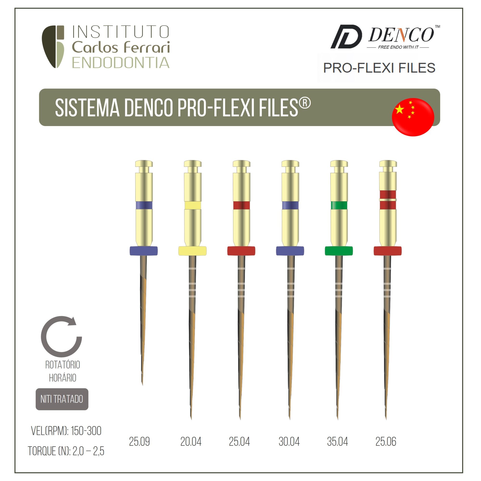 Limas Denco Pro Flexi-Files. Guia de utilização.