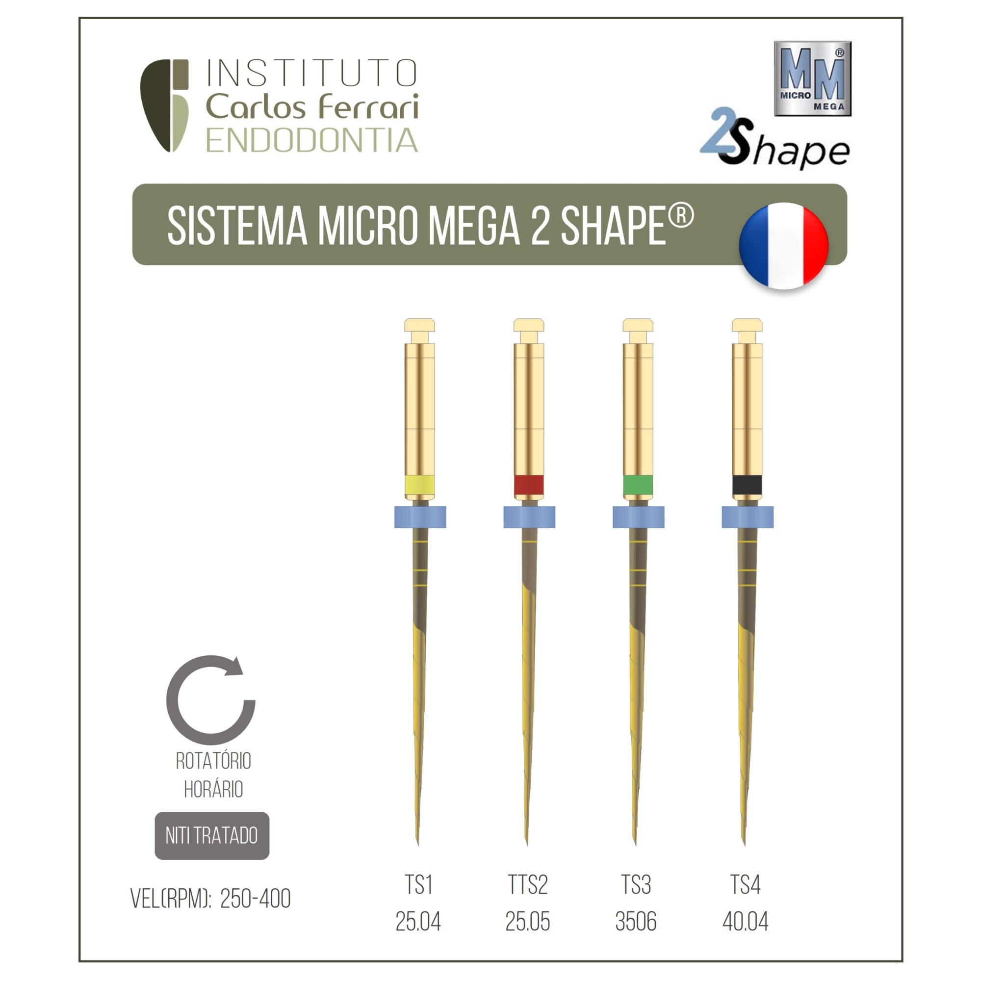 Lima Micro Mega 2 Shape. Guia de utilização.