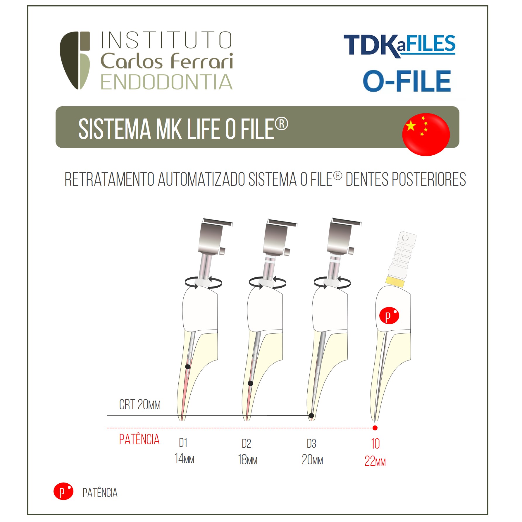 Lima TDK O File Retratamento. Guia de utilização.