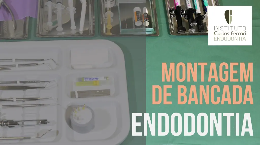 Montagem de bancada em endodontia